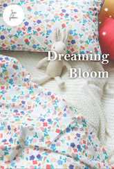 可愛花朵兒童風格圖案布料,可愛,縫紉,被子韓國製造半碼